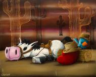 Fabio Napoleoni Fabio Napoleoni Sweet Little Cowboy Dreamer (PP #1) Canvas